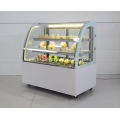 Refrigerador deslizante del refrigerador del pan de la torta de la puerta de cristal delantera